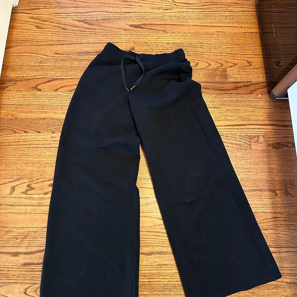 SPANX Air Essentials Black Wide Leg Pant